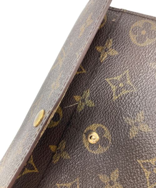 LOUIS VUITTON（ルイ ヴィトン）LOUIS VUITTON (ルイ ヴィトン) ポシェット・ポルトモネ クレディ ブラウンの古着・服飾アイテム