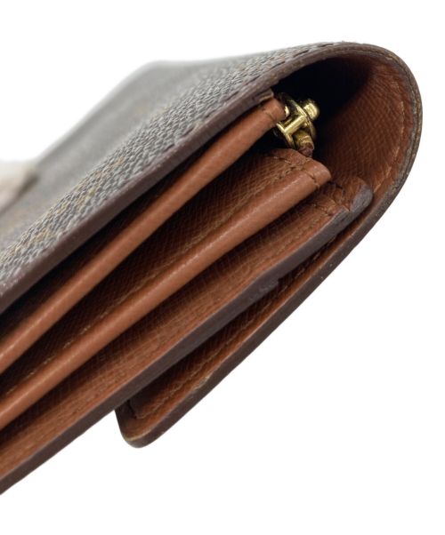 LOUIS VUITTON（ルイ ヴィトン）LOUIS VUITTON (ルイ ヴィトン) ポシェット・ポルトモネ クレディ ブラウンの古着・服飾アイテム