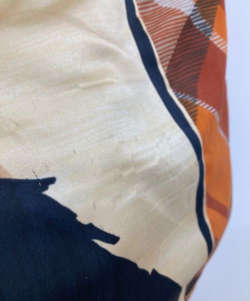 SEEALL（シーオール）SEEALL (シーオール) Reconstructed scarf pants/SAU23 PT601P ブラウン サイズ:FREEの古着・服飾アイテム