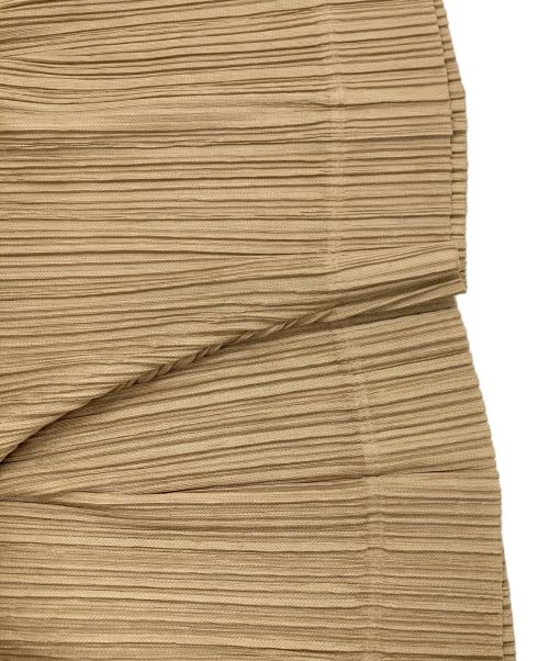 PLEATS PLEASE（プリーツプリーズ）PLEATS PLEASE (プリーツプリーズ) プリーツ サルエル パンツ ベージュ サイズ:2の古着・服飾アイテム