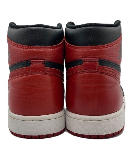 NIKE（ナイキ）NIKE (ナイキ) AIR JORDAN 1 RETRO HIGH BRED BANNED レッド×ブラック サイズ:28cmの古着・服飾アイテム