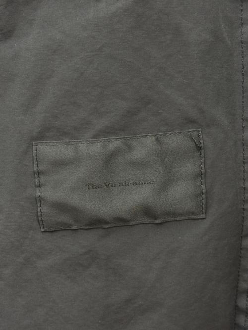 THE VIRIDI-ANNE（ヴィリジアン）THE VIRIDI-ANNE (ヴィリジアン) コットン ナイロン ノーカラー コート ブラック サイズ:1の古着・服飾アイテム