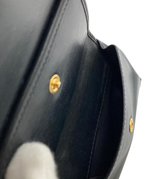 FENDI（フェンディ）FENDI (フェンディ) バイザウェイ コンパクトレザーウォレット ブラックの古着・服飾アイテム