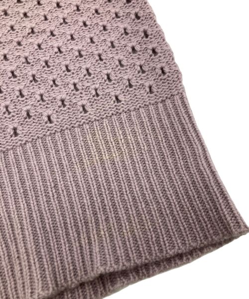 LOUIS VUITTON（ルイ ヴィトン）LOUIS VUITTON (ルイ ヴィトン) カシミヤニットビスチェ ピンク サイズ:Sの古着・服飾アイテム