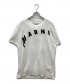 MARNIマルニ）の古着「ロゴTシャツ」｜ホワイト