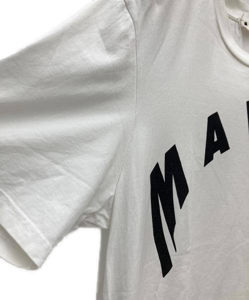 MARNI（マルニ）MARNI (マルニ) ロゴTシャツ ホワイト サイズ:48の古着・服飾アイテム