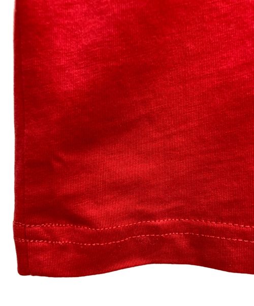 MOSCHINO（モスキーノ）MOSCHINO (モスキーノ) ロゴTシャツ レッド サイズ:52の古着・服飾アイテム
