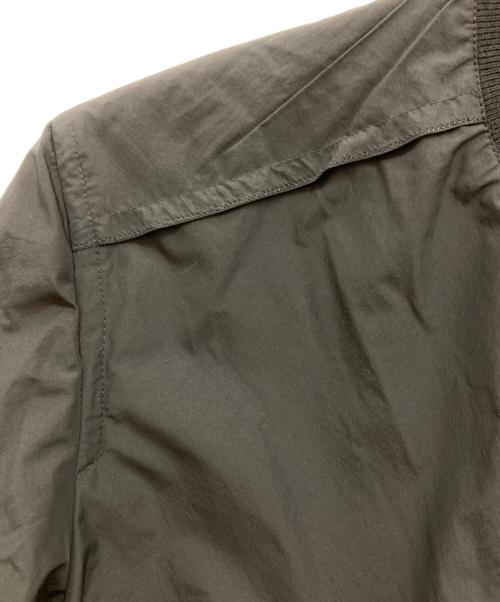 LANVIN（ランバン）LANVIN (ライバン) 袖ジップMA-1ショートブルゾン/MA-1ジャケット/ブルゾン/ナイロンジャケット/Y2K/アーカイブ/00s ブラック サイズ:44の古着・服飾アイテム