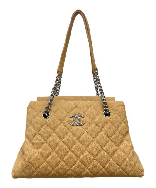 CHANEL（シャネル）CHANEL (シャネル) マトラッセ チェーンショルダートートバッグ ベージュの古着・服飾アイテム