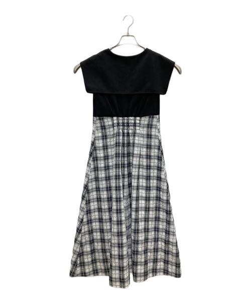 Rirandture（リランドチュール）Rirandture (リランドチュール) ノースリーブワンピース ブラック×ホワイト サイズ:1の古着・服飾アイテム