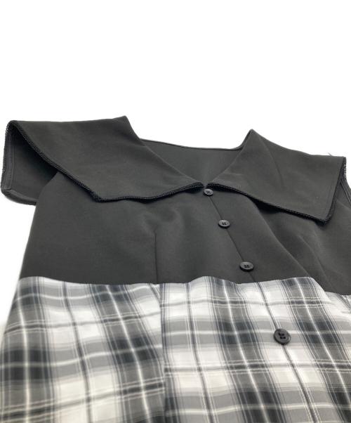 Rirandture（リランドチュール）Rirandture (リランドチュール) ノースリーブワンピース ブラック×ホワイト サイズ:1の古着・服飾アイテム