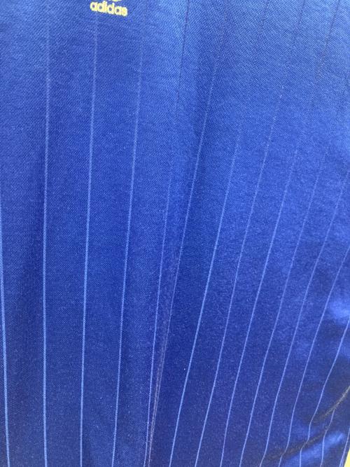 adidas（アディダス）adidas (アディダス) 万国旗タグ ゲームシャツ ブルー サイズ:Lの古着・服飾アイテム