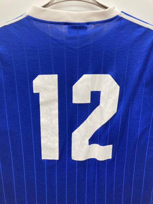 adidas（アディダス）adidas (アディダス) 万国旗タグ ゲームシャツ ブルー サイズ:Lの古着・服飾アイテム