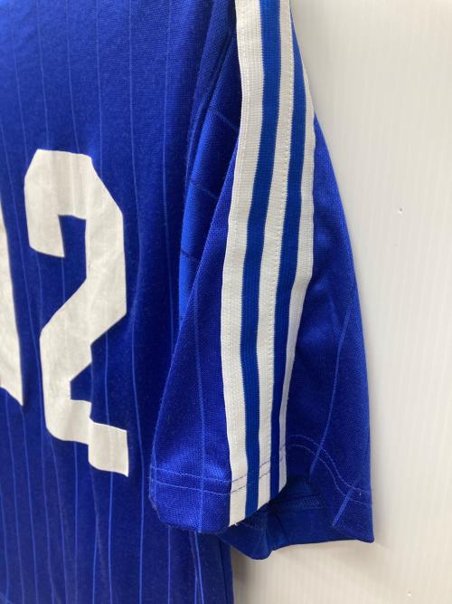 adidas（アディダス）adidas (アディダス) 万国旗タグ ゲームシャツ ブルー サイズ:Lの古着・服飾アイテム