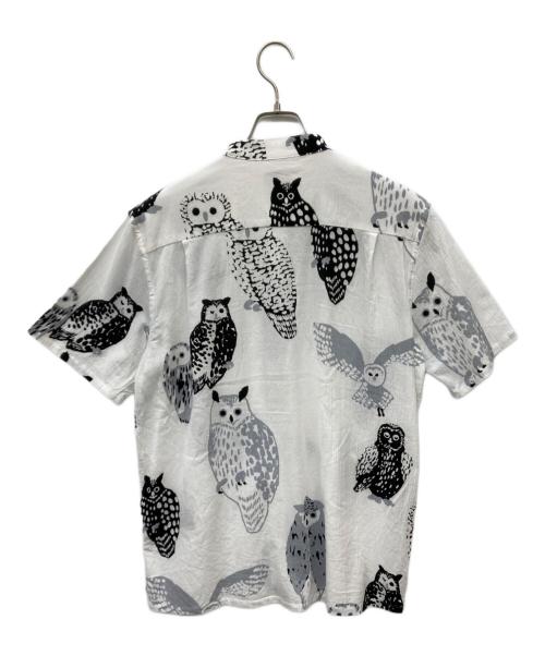 SOU・SOU（ソウソウ）SOU・SOU (ソウソウ) ふくろう柄シャツ ホワイト サイズ:Lの古着・服飾アイテム