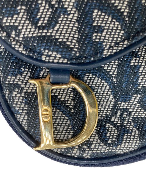 Christian Dior（クリスチャン ディオール）Christian Dior (クリスチャン ディオール) サドルポーチ ネイビーの古着・服飾アイテム