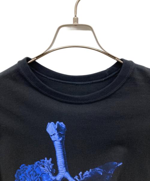 s'yte（サイト）s'yte (サイト) CottonJersey Crow on Lungs and FlowerTシャツTシャツ ブラック サイズ:3の古着・服飾アイテム