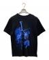 s'yte（サイト）の古着「CottonJersey Crow on Lungs and FlowerTシャツTシャツ」｜ブラック