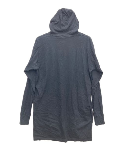MM6 Maison Margiela（エムエムシックスメゾンマルジェラ）MM6 Maison Margiela (エムエムシックス メゾンマルジェラ) フーデッドワンピース ブラック サイズ:Sの古着・服飾アイテム