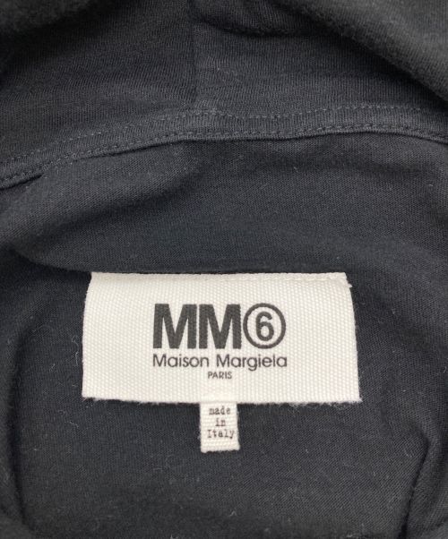 MM6 Maison Margiela（エムエムシックスメゾンマルジェラ）MM6 Maison Margiela (エムエムシックス メゾンマルジェラ) フーデッドワンピース ブラック サイズ:Sの古着・服飾アイテム