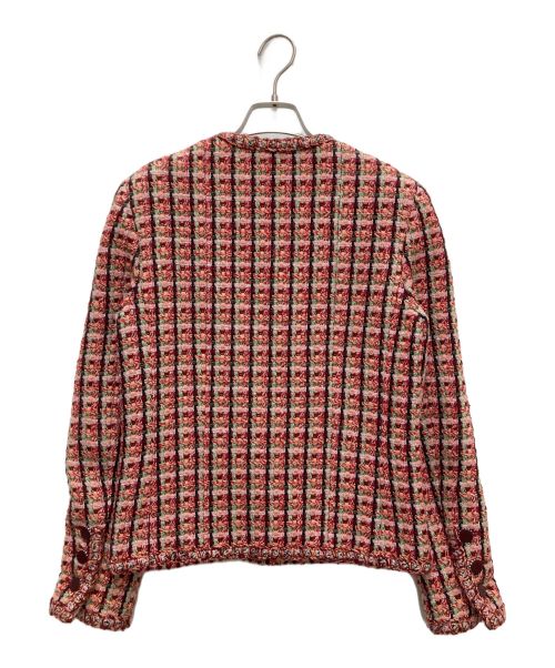 CHANEL（シャネル）CHANEL (シャネル) ツイードジャケット ピンク サイズ:38の古着・服飾アイテム
