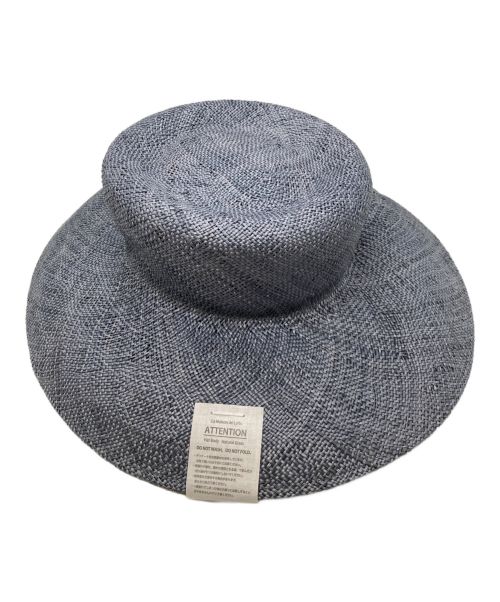 La Maison de Lyllis（ラメゾンドリリス）La Maison de Lyllis (ラメゾンドリリス) ストローハット グレー サイズ:57ｃｍ 未使用品の古着・服飾アイテム