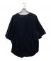 s'yte (サイト) COTTON JERSEY BACK CENTER STITCH OVERSIZED RAGLAN SLEEVE ブラック サイズ:3：6000円