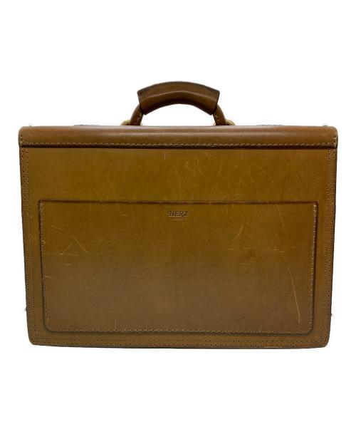 Herz（ヘルツ）Herz (ヘルツ) パイロットケース/ブリーフケース/ハンドバッグ ブラウンの古着・服飾アイテム
