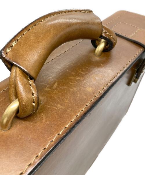 Herz（ヘルツ）Herz (ヘルツ) パイロットケース/ブリーフケース/ハンドバッグ ブラウンの古着・服飾アイテム