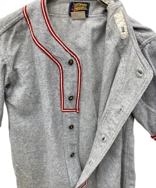 DANDUX（ダンダックス）DANDUX (ダンダックス) 40s ベースボールシャツ グレー サイズ:-の古着・服飾アイテム