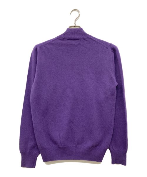 Drumohr（ドルモア）Drumohr (ドルモア) ドライバーズニット/ニット/カーディガン パープル サイズ:38の古着・服飾アイテム