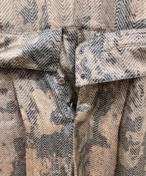 DIESEL（ディーゼル）DIESEL (ディーゼル) 総柄サロペット イエロー サイズ:XSの古着・服飾アイテム