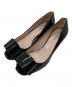 MIU MIUミュウミュウ）の古着「リボンパンプス」｜ブラック