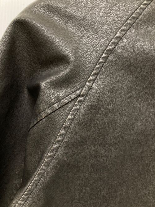 Noen（ノエン）Noen (ノエン) ヴィンテージライクレザージャケット ブラック サイズ:Mの古着・服飾アイテム