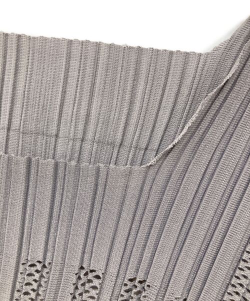 PLEATS PLEASE（プリーツプリーズ）PLEATS PLEASE (プリーツプリーズ) プリーツワンピース グレー サイズ:3の古着・服飾アイテム