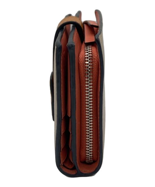 LOEWE（ロエベ）LOEWE (ロエベ) コンパクトウォレット ベージュの古着・服飾アイテム