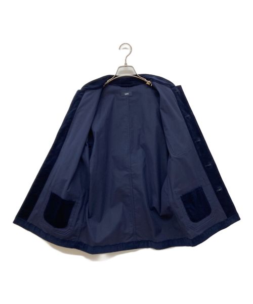 SHIPS（シップス）SHIPS (シップス) ストレッチ コーデュロイ フレンチ ワークジャケット ネイビー サイズ:Sの古着・服飾アイテム