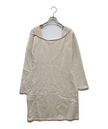 HER LIP TO（ハーリップトゥ）の古着「Ritz Faux Fur Mini Dress」｜ベージュ