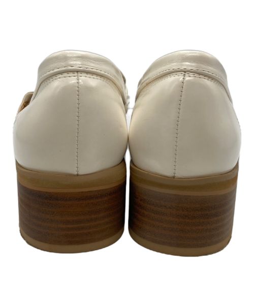 HER LIP TO（ハーリップトゥ）Her lip to (ハーリップトゥ) ローファー ホワイト サイズ:24ｃｍの古着・服飾アイテム