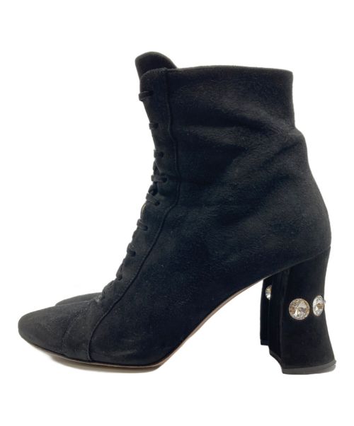 MIU MIU（ミュウミュウ）MIU MIU (ミュウミュウ) ブーツ ブラック サイズ:23の古着・服飾アイテム