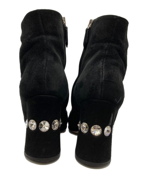 MIU MIU（ミュウミュウ）MIU MIU (ミュウミュウ) ブーツ ブラック サイズ:23の古着・服飾アイテム