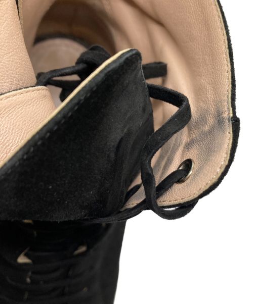 MIU MIU（ミュウミュウ）MIU MIU (ミュウミュウ) ブーツ ブラック サイズ:23の古着・服飾アイテム