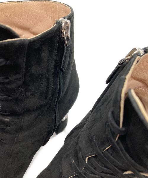 MIU MIU（ミュウミュウ）MIU MIU (ミュウミュウ) ブーツ ブラック サイズ:23の古着・服飾アイテム