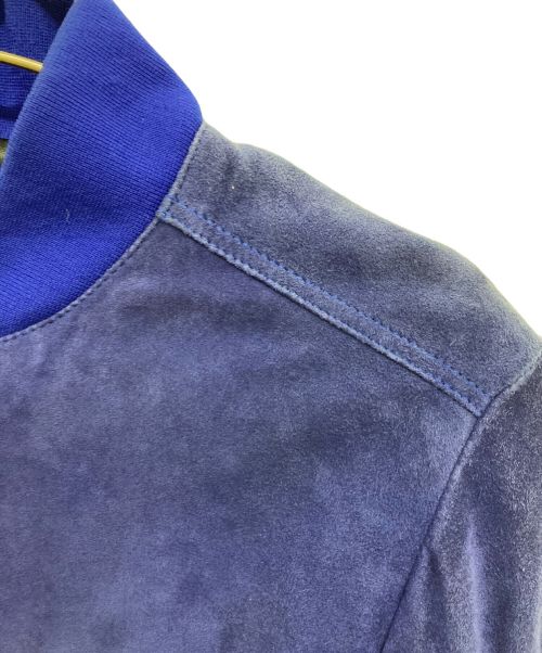 G-STAR RAW（ジースターロゥ）G-STAR RAW (ジースターロゥ) ラムレザーブルゾン ネイビー サイズ:XSの古着・服飾アイテム