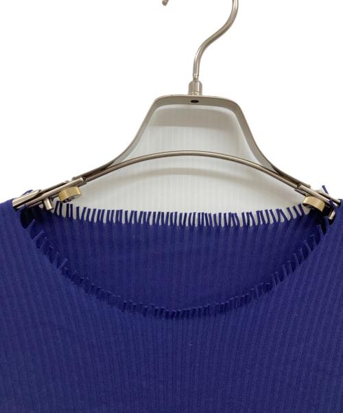 PLEATS PLEASE A-POC（プリーツプリーズ）PLEATS PLEASE A-POC (プリーツプリーズ) プリーツカットソー/半袖カットソー/Tシャツ パープル サイズ:-の古着・服飾アイテム