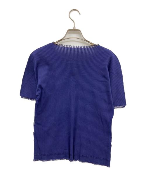 PLEATS PLEASE A-POC（プリーツプリーズ）PLEATS PLEASE A-POC (プリーツプリーズ) プリーツカットソー/半袖カットソー/Tシャツ パープル サイズ:-の古着・服飾アイテム