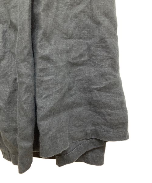 nest Robe（ネストローブ）nest Robe (ネストローブ) サスペンダーリネンスカート/リネンスカート/スカート/サスペンダースカート ブラック サイズ:FREEの古着・服飾アイテム