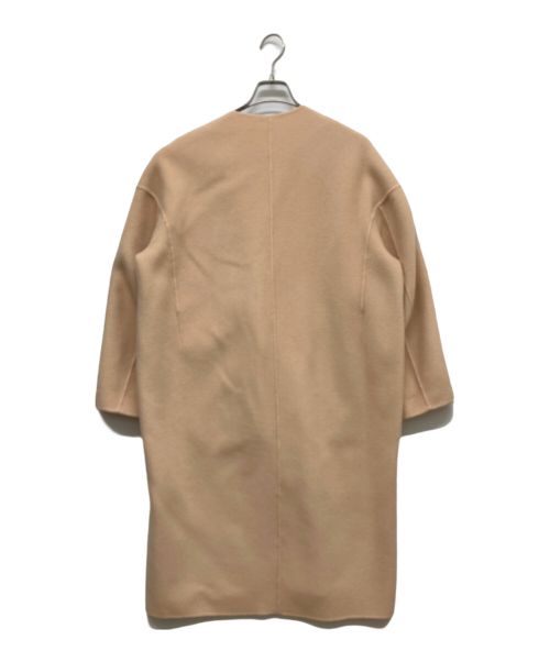 TOMORROW LAND（トゥモローランド）TOMORROW LAND (トゥモローランド) リバーメルトン コクーンコート ベージュ サイズ:36の古着・服飾アイテム