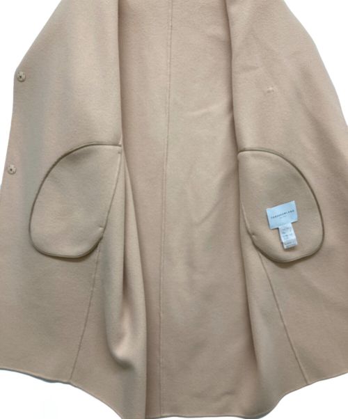 TOMORROW LAND（トゥモローランド）TOMORROW LAND (トゥモローランド) リバーメルトン コクーンコート ベージュ サイズ:36の古着・服飾アイテム