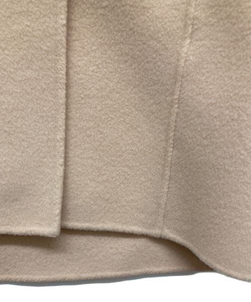 TOMORROW LAND（トゥモローランド）TOMORROW LAND (トゥモローランド) リバーメルトン コクーンコート ベージュ サイズ:36の古着・服飾アイテム